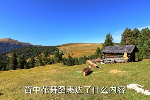 笛中花舞蹈表达了什么内容