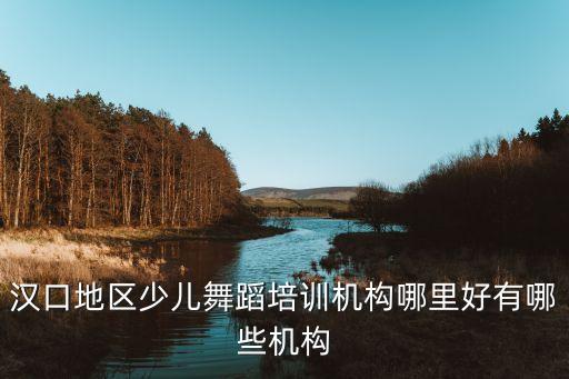 少儿舞蹈加盟十大排行榜，汉口地区少儿舞蹈培训机构哪里好有哪些机构