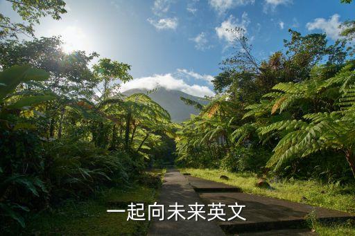 一起向未来手势舞视频英文版，一起向未来用英语怎么说呀