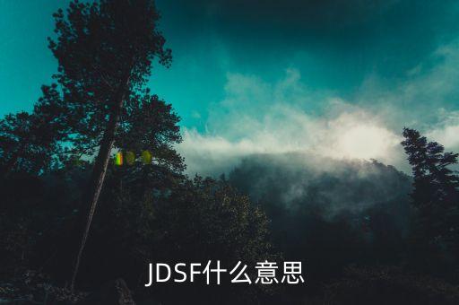 JDSF什么意思