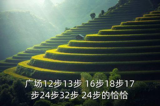 广场12步13步 16步18步17步24步32步 24步的恰恰