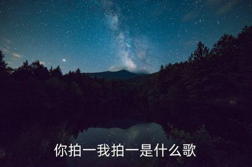 儿童儿歌你拍一我拍一，你拍一我拍一是什么歌