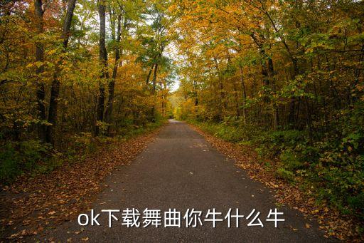 ok下载舞曲你牛什么牛