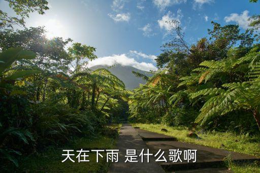 天在下雨是什么歌，天在下雨 是什么歌啊
