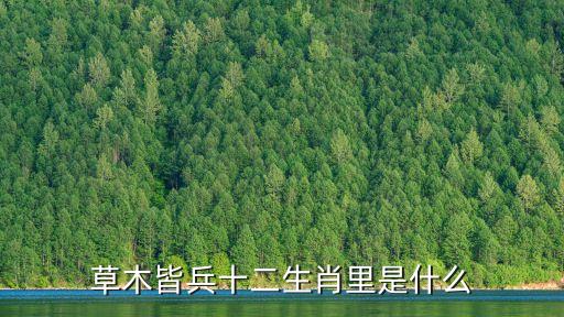 草木皆兵十二生肖里是什么