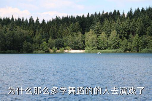 为什么那么多学舞蹈的的人去演戏了