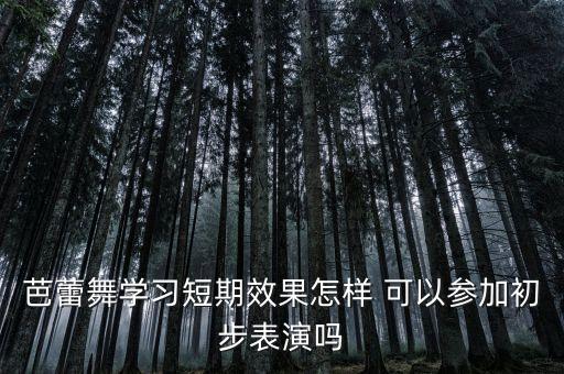 中国芭蕾舞怎么样，中芭艺蕾舞蹈学校怎么样