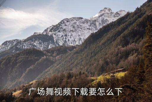 广场舞视频下载要怎么下