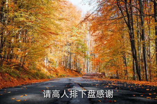 请高人排下盘感谢