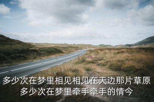 多少次在梦里相见相见在天边那片草原多少次在梦里牵手牵手的情今