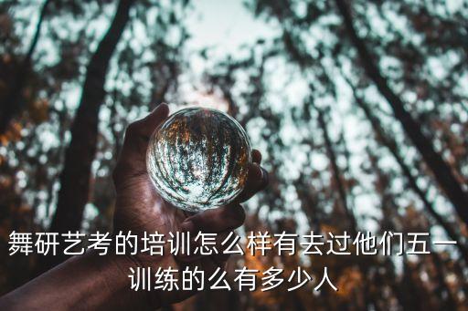 浙江舞研附中艺考招聘，舞研艺考的培训怎么样有去过他们五一训练的么有多少人