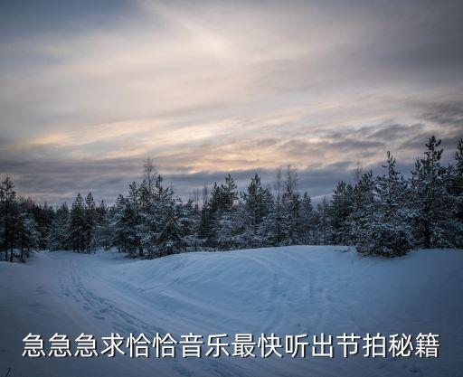 怎么听懂恰恰鼓点音乐，拉丁舞怎么听恰恰的节奏有窍门吗