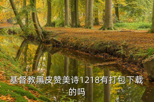 基督教黑皮赞美诗1218有打包下载的吗