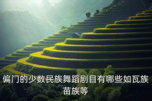 偏门的少数民族舞蹈剧目有哪些如瓦族苗族等