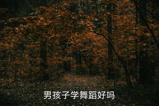 男孩子学舞蹈好吗