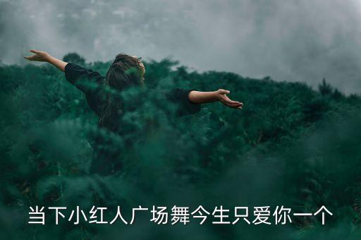 当下小红人广场舞今生只爱你一个