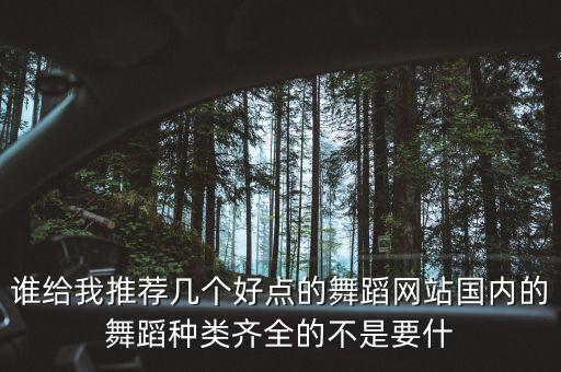 哪个舞蹈网站好，谁有比较好的舞蹈网站推荐给我一下谢谢