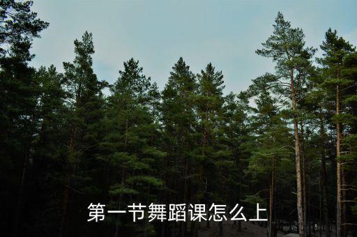 第一节舞蹈课怎么上