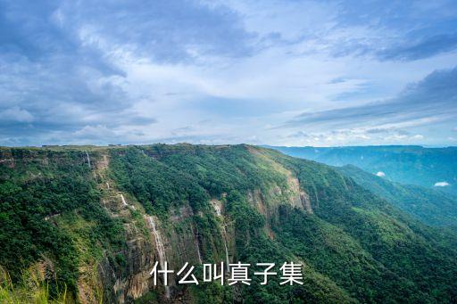 什么叫真子集