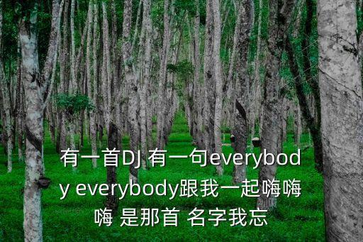 王绎龙的跟我一起嗨嗨嗨是什么歌，歌名叫什么