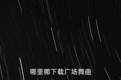 哪里哪下载广场舞曲