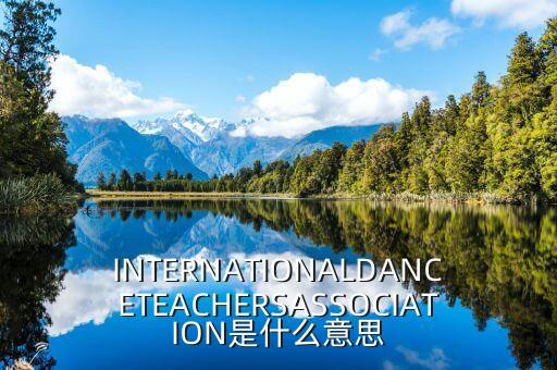 INTERNATIONALDANCETEACHERSASSOCIATION是什么意思