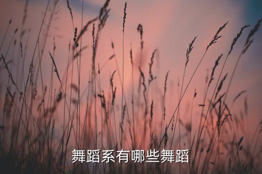 舞蹈专业包括哪些内容，大学里的舞蹈专业有哪些