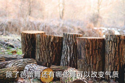 除了芭蕾舞还有哪些舞可以改变气质