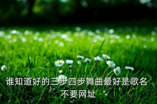 谁知道好的三步四步舞曲最好是歌名 不要网址