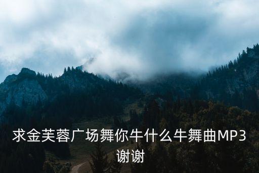 求金芙蓉广场舞你牛什么牛舞曲MP3 谢谢