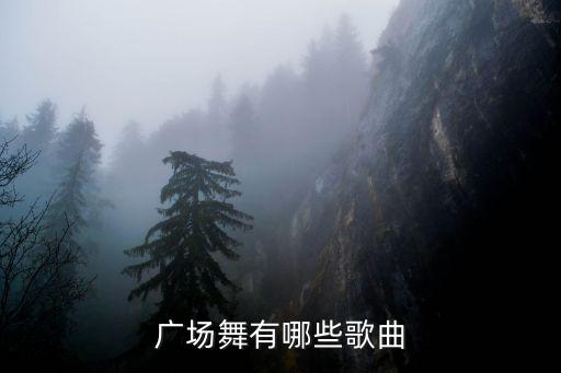 广场舞有哪些歌曲