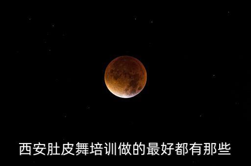 西安肚皮舞培训做的最好都有那些