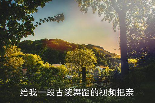 穿汉服跳的简单舞蹈，有没有适合改良汉服的简单舞蹈中学生一点的
