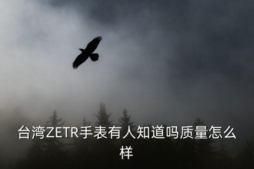 台湾ZETR手表有人知道吗质量怎么样