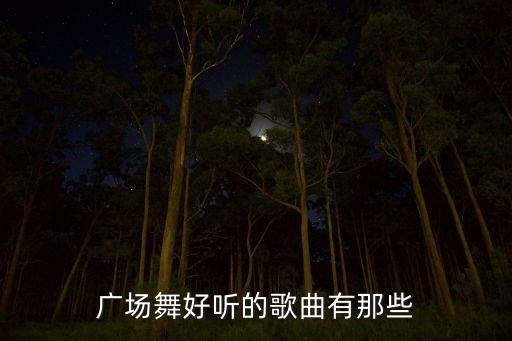 广场舞好听的歌曲有那些