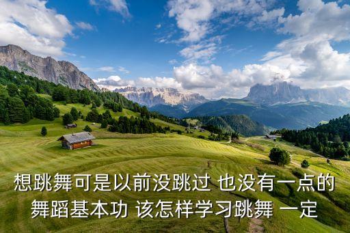 没跳过舞的怎么学，没舞蹈基础的人要怎样学好舞蹈呢