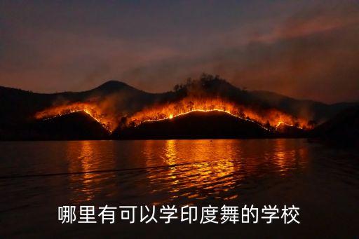 哪里有可以学印度舞的学校