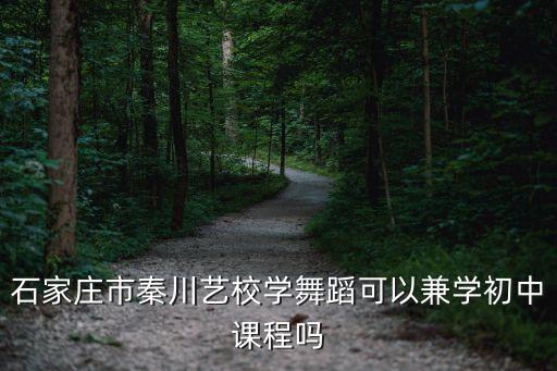 石家庄市秦川艺校学舞蹈可以兼学初中课程吗