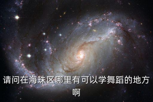 请问在海珠区哪里有可以学舞蹈的地方啊