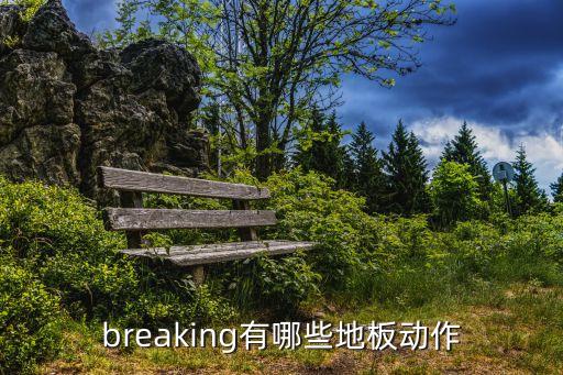 breaking有哪些地板动作