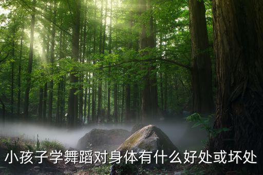 小孩子学舞蹈对身体有什么好处或坏处