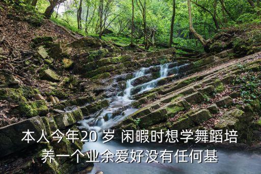 20岁学舞蹈先学什么，本人今年20 岁 闲暇时想学舞蹈培养一个业余爱好没有任何基