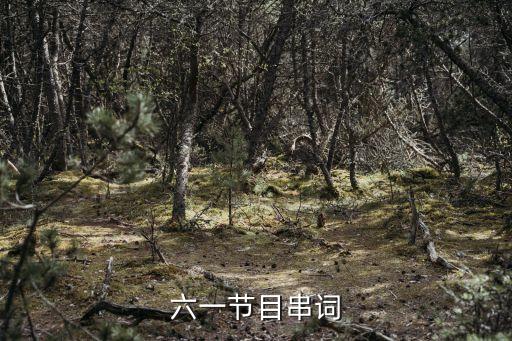 六一节目串词