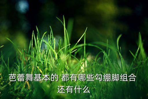 基本舞姿组合，芭蕾舞基本的 都有哪些勾绷脚组合 还有什么