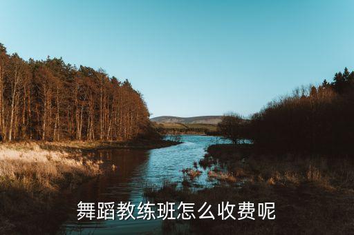 舞蹈教练班怎么收费呢