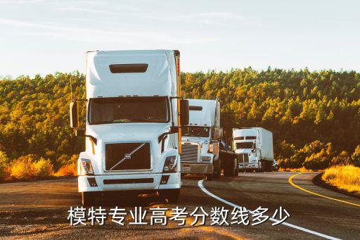模特专业高考分数线多少