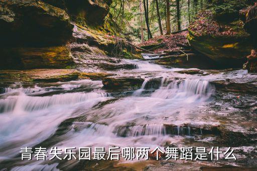青春失乐园最后哪两个舞蹈是什么