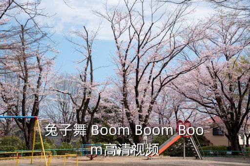 幼儿兔子舞蹈视频简易版，兔子舞 Boom Boom Boom高清视频