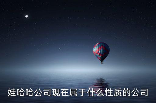 娃哈哈公司现在属于什么性质的公司