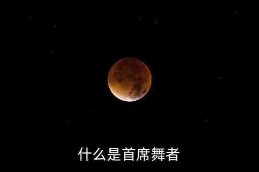 什么是首席舞者